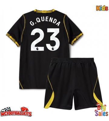 Chelsea Geovany Quenda #23 Replica Away Stadium Kit for Kids 2026-27 Short Sleeve (+ pants)